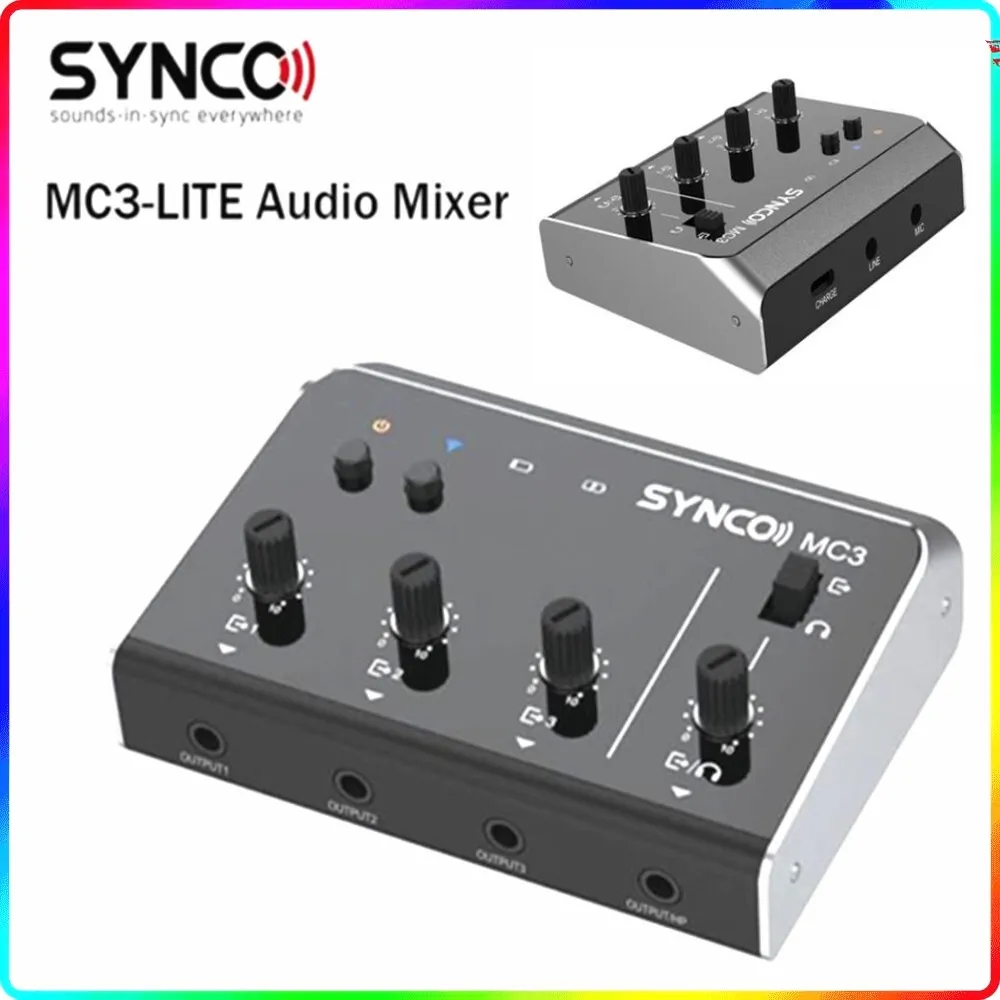 Synco MC3 Lite جهاز مزج الصوت  - مراجعة Photography Videos Free وسعره