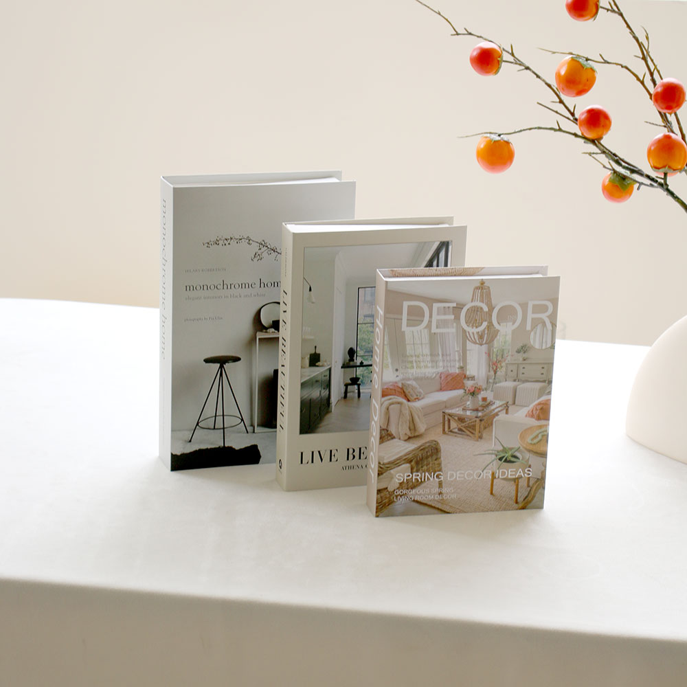 مجموعة من 3 قطع كتب زخرفية فاخ - مراجعة Photography Book وسعره