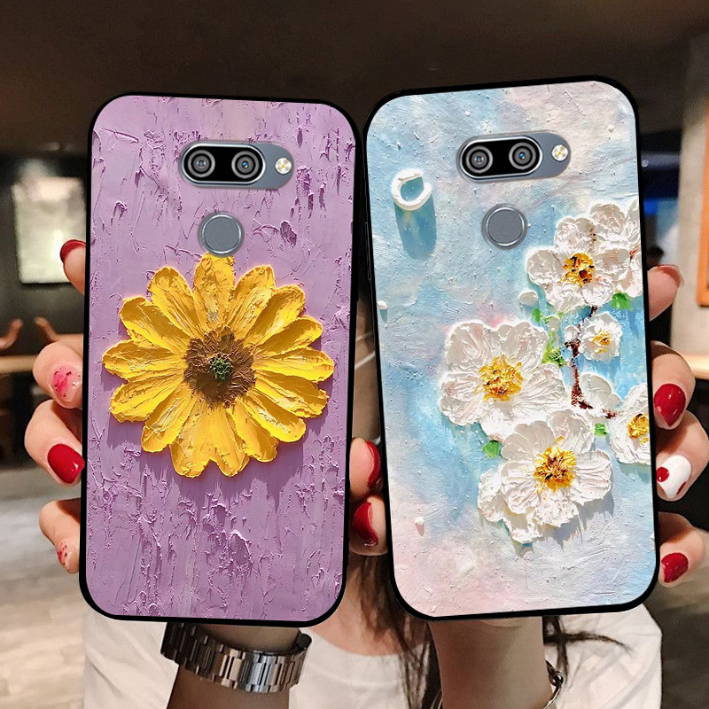 ل LG K50 Q60 جراب هاتف جميل ال - مراجعة Photography Geometry وسعره